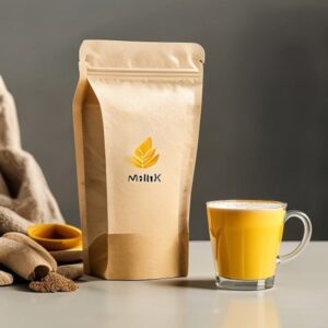 Home organic turmeric latte mix
